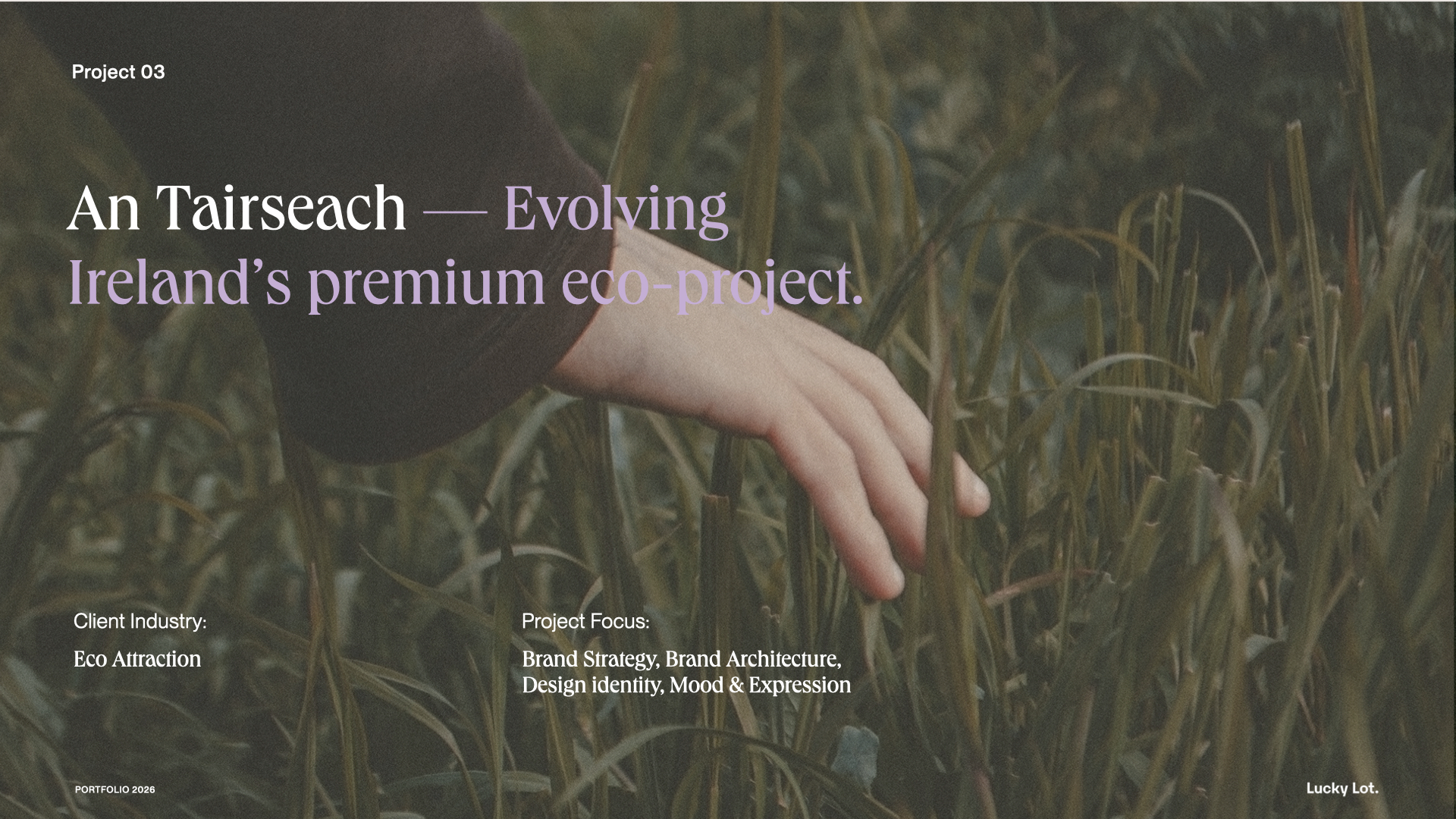 Lucky Lot portfolio — selected work